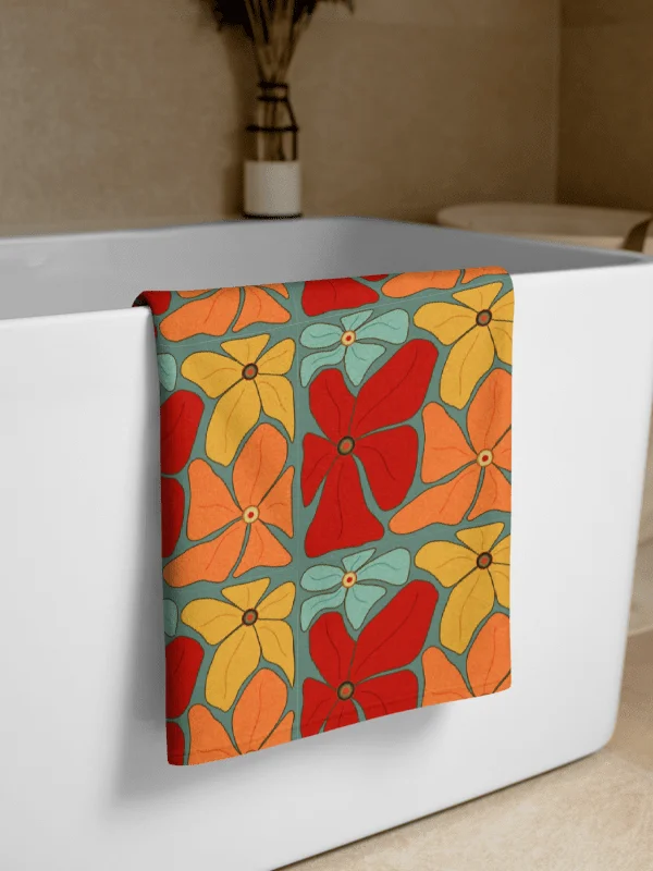 Petals and Olives Beach Towel product image (2)
