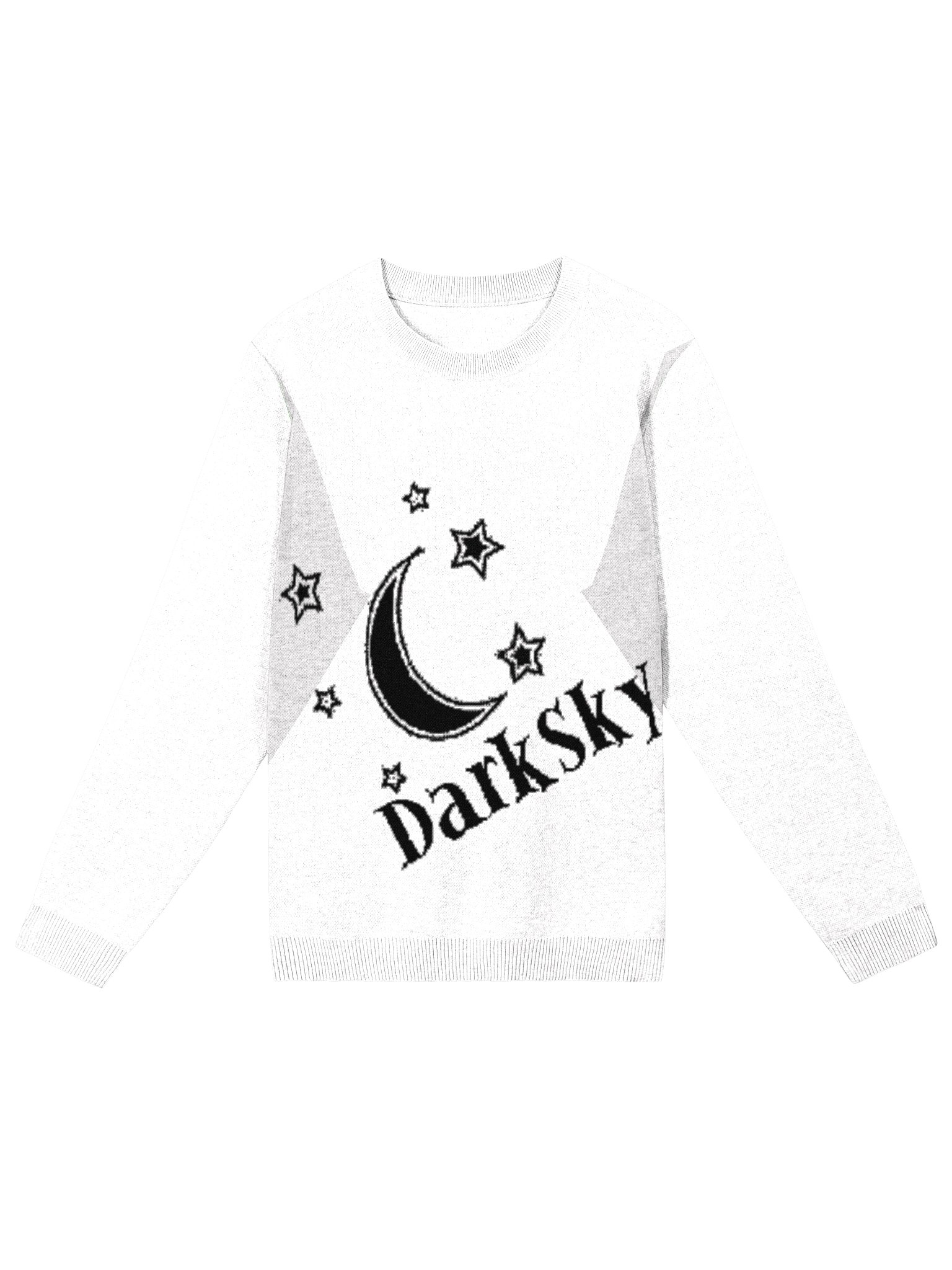 DarkSky Logo Knitted Crewneck (Black) product image (1)