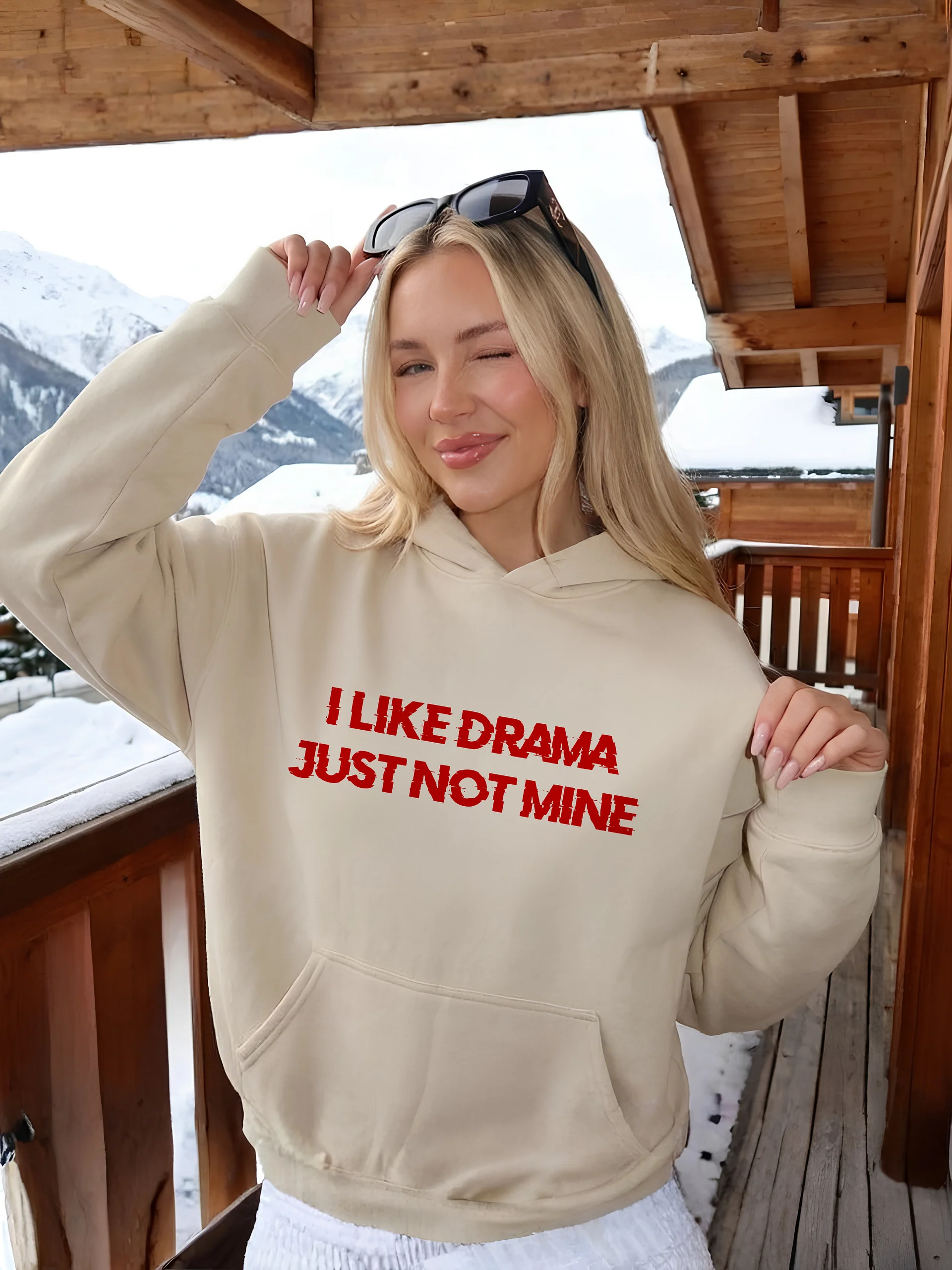 I Like Drama Just Not Mine Hoodie product image (1)