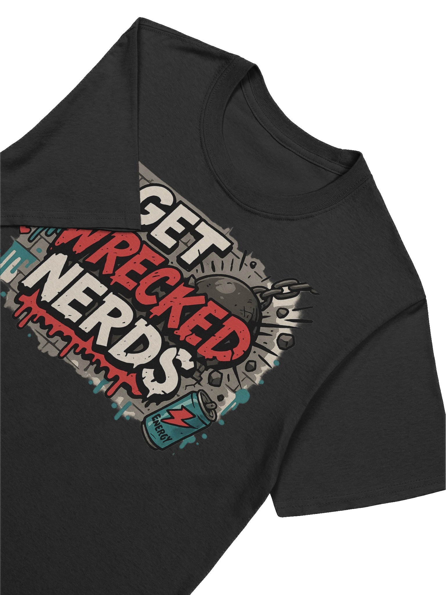 Get Wrecked Nerds – Funny Gamer Trash Talk T-Shirt product image (7)