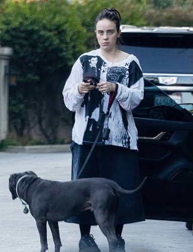 do not mess with us or youll get the billie stare. and then my barking and biting. 🙂‍↔️
@billieeilish #billieeilish #sharkoco...