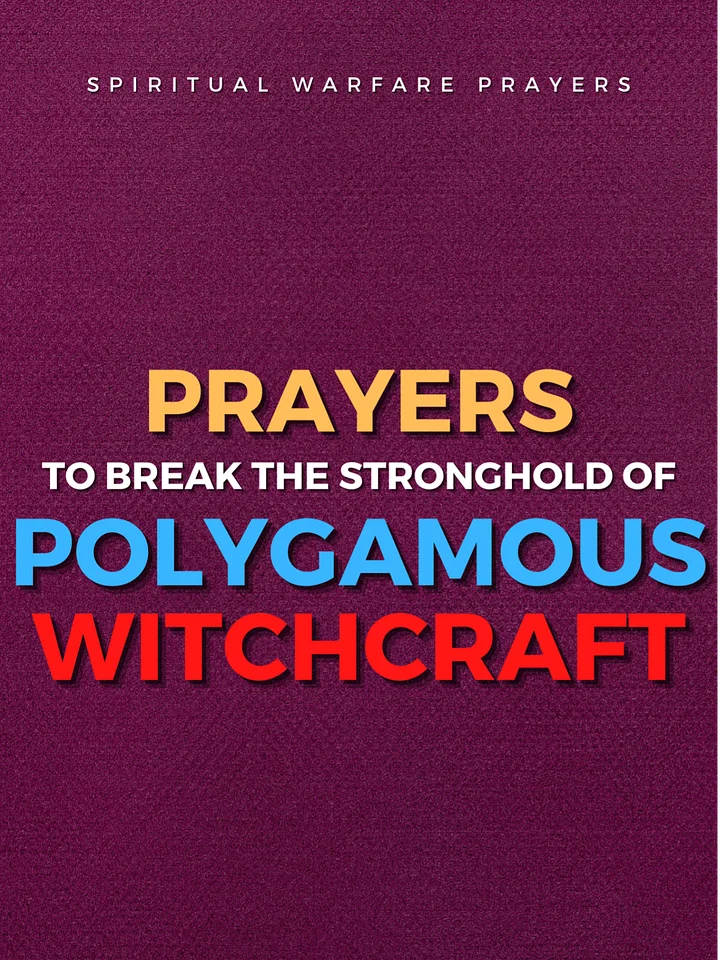 Prayer Against Polygamous Witchcraft product image (1)