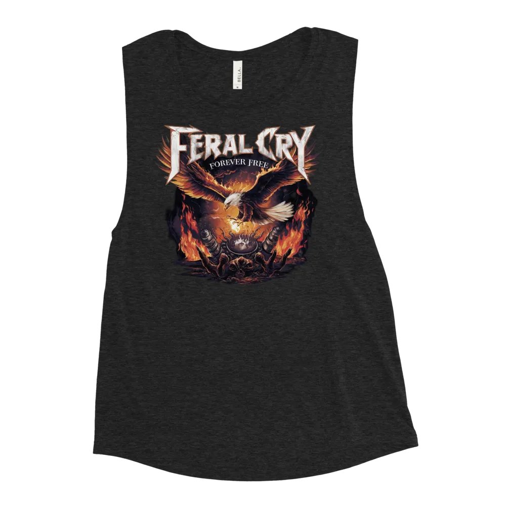 Feral Cry Forever Free Eagle Women's Tank product image (1)
