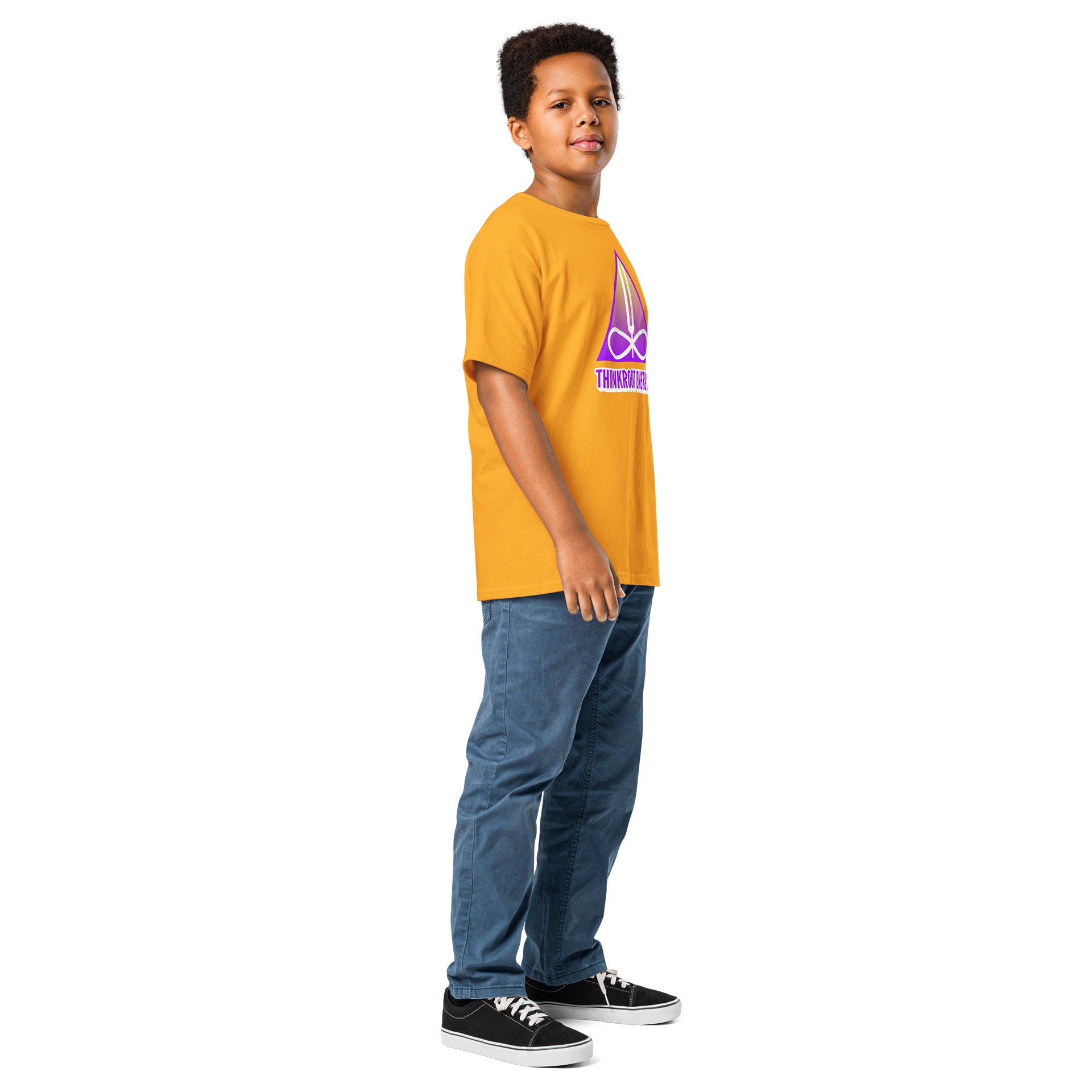 Thinkroot Energy Triangle Kids T-Shirt (Gildan Youth) product image (15)