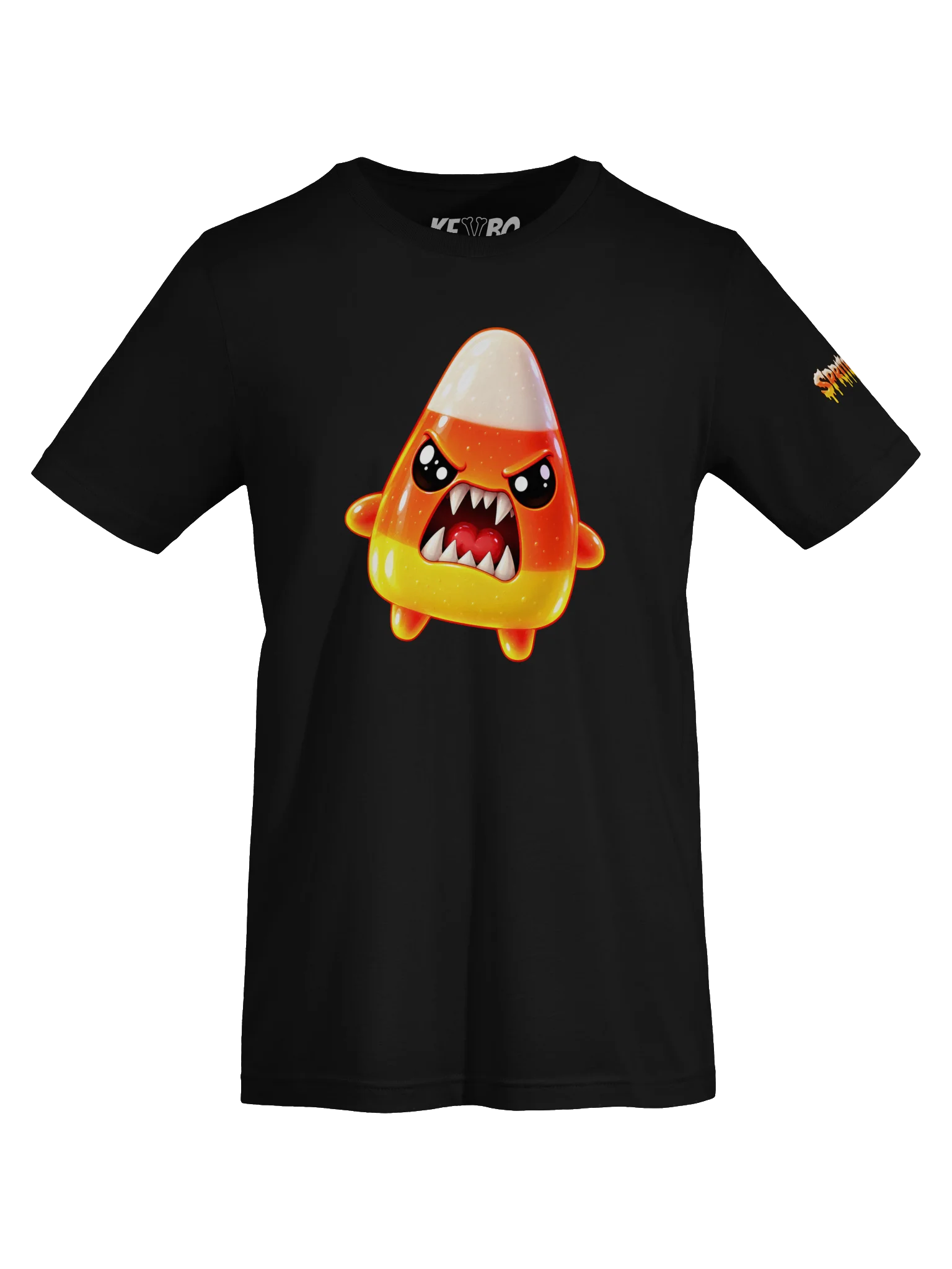 SPRITEFEST "Candy Corn Sprite" Black ADULT T-Shirt product image (5)