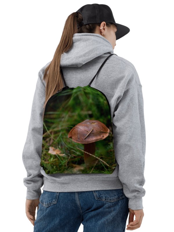 Drawstring bag - Mushroom in the moss product image (2)