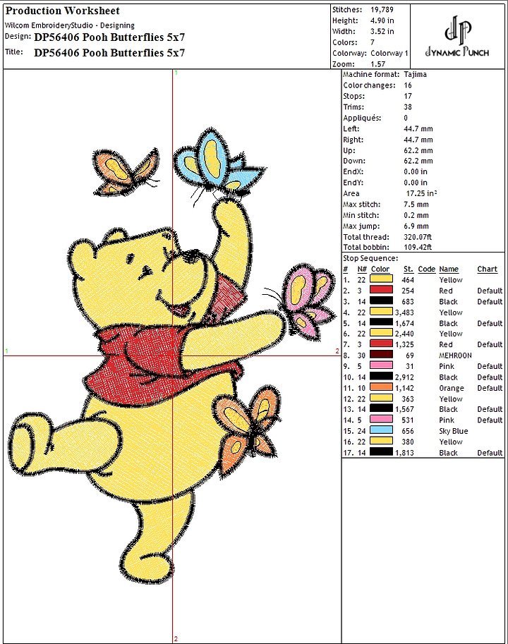 POOH BUTTERFLIES product image (2)