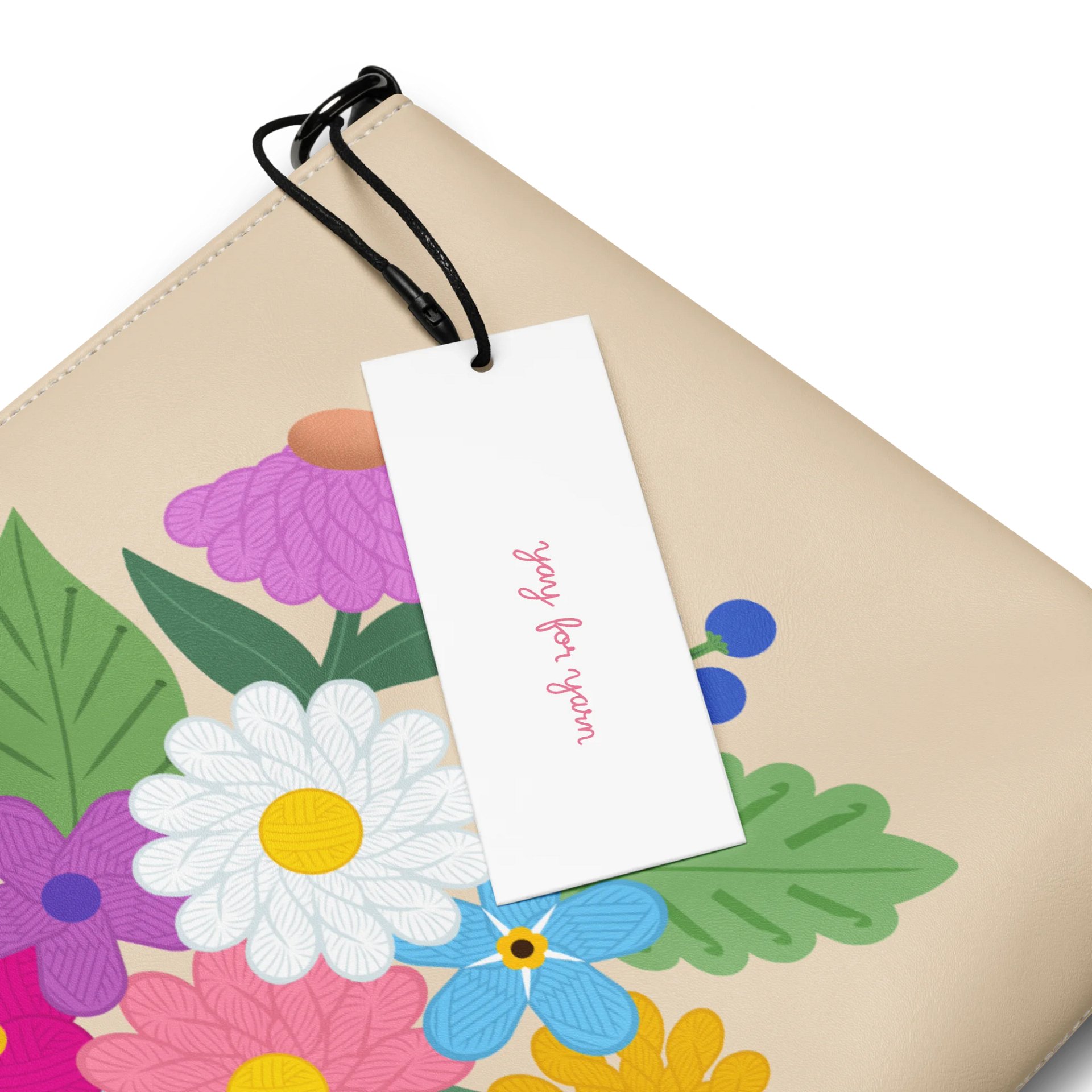 Floral Yarn Crossbody Purse product image (4)