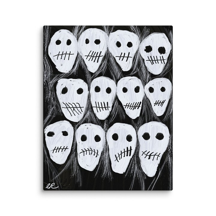 Faces in the Dark Canvas Print product image (1)