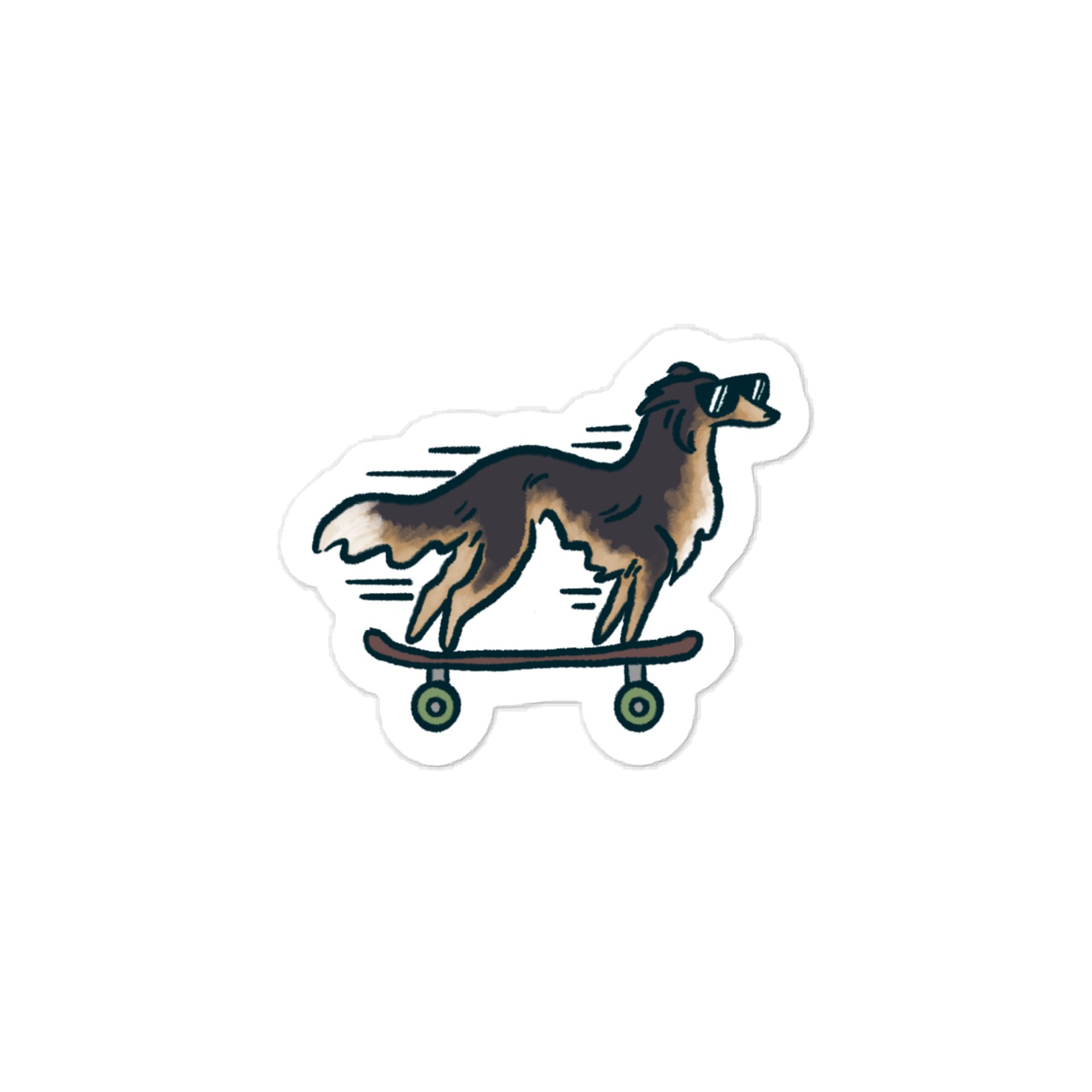 Fast Dog Sticker - Grizzle product image (1)
