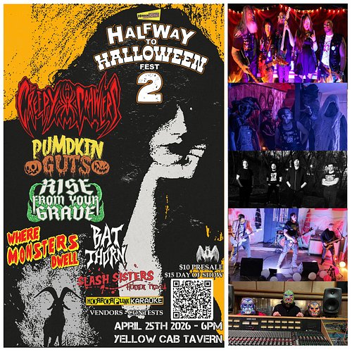 April 25th, 2026. Halfway to Halloween Fest returns to Yellow Cab Tavern in Dayton, Ohio! 

Last year's event was a monstrous...