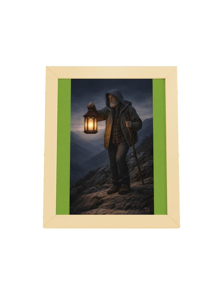 9 The Hermit Tarot Art Framed Poster product image (1)