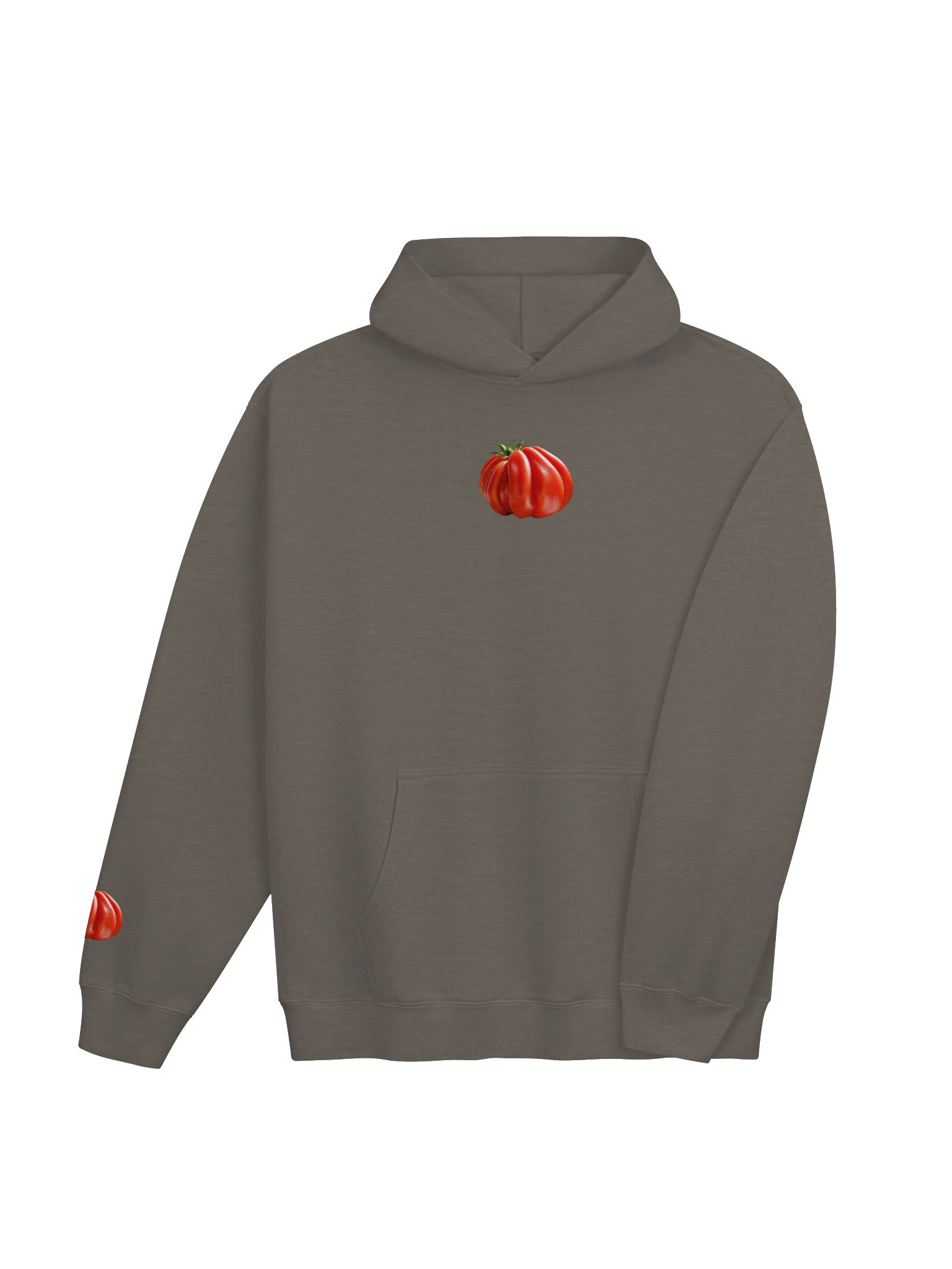 Heirloom Tomato Faded Hoodie | Men's Black Vintage-Wash Hoodie from Original Photo product image (13)