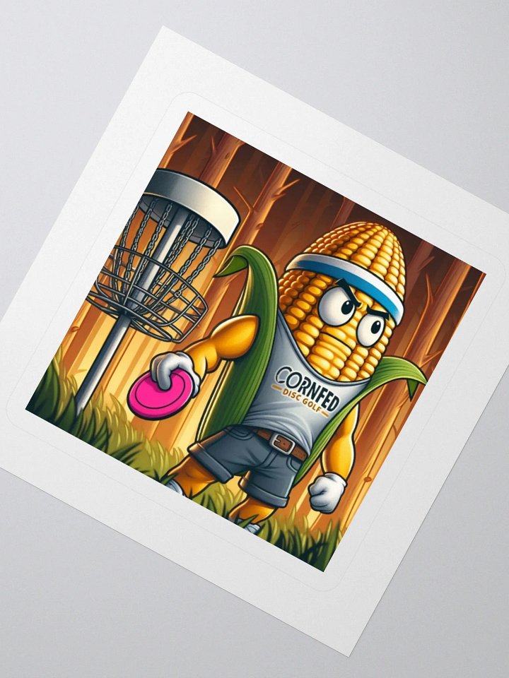 Cornfed Disc Golf Sticker product image (2)