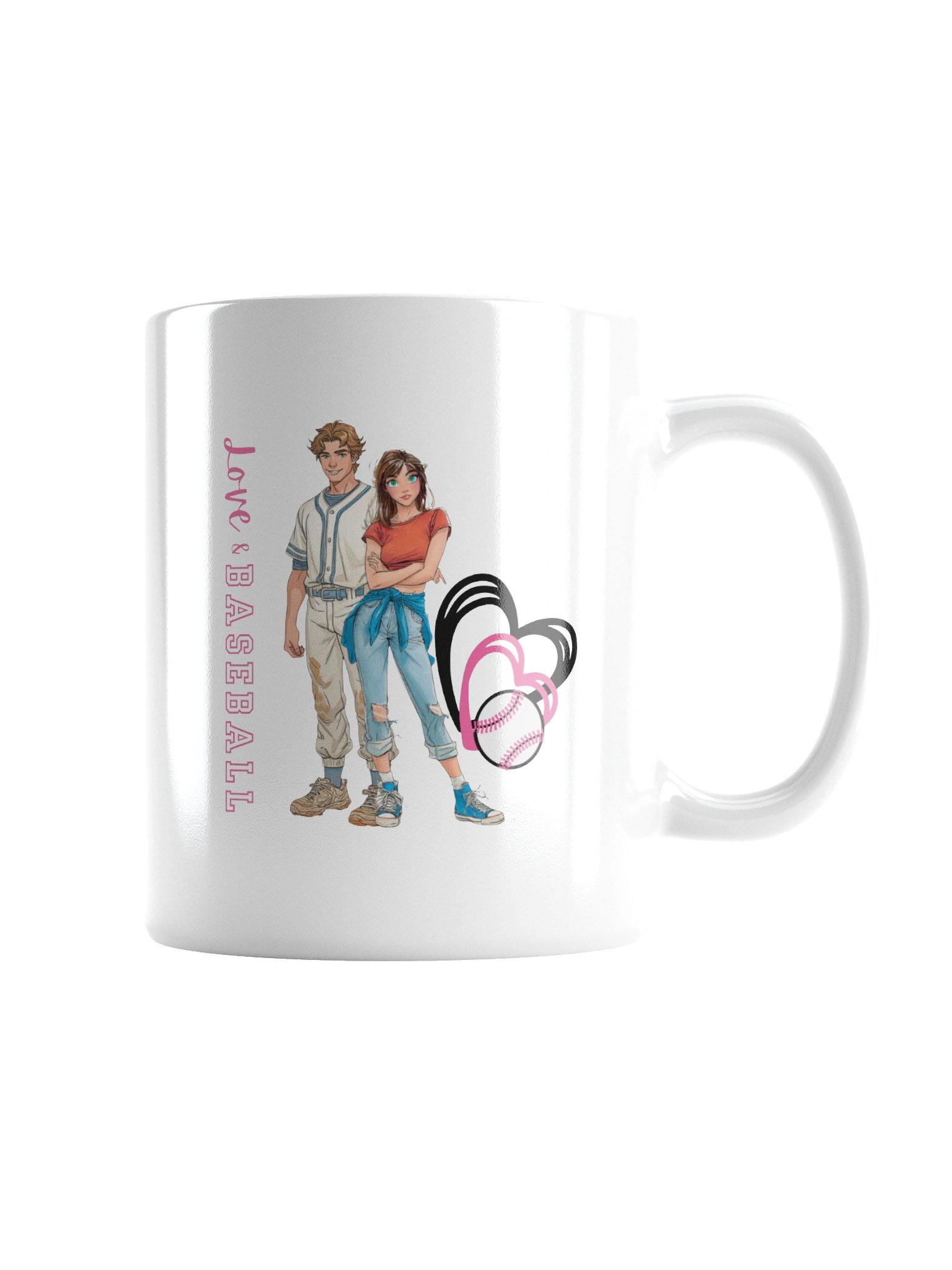 Love Baseball Romance Mug product image (4)
