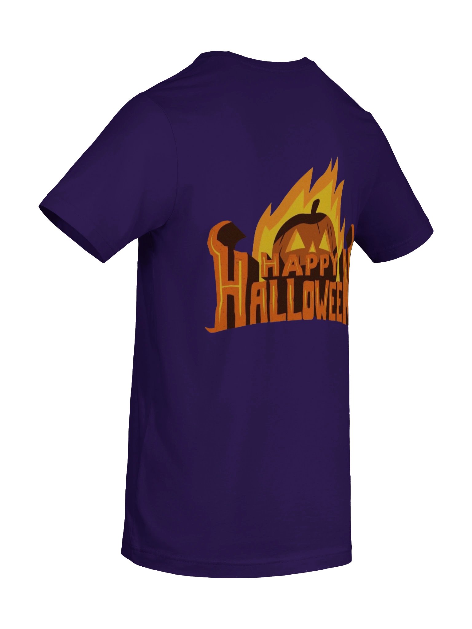 🎃 Happy Halloween Pumpkin Fire Glow Tee – Spooky & Fun Design for Halloween Night! product image (96)