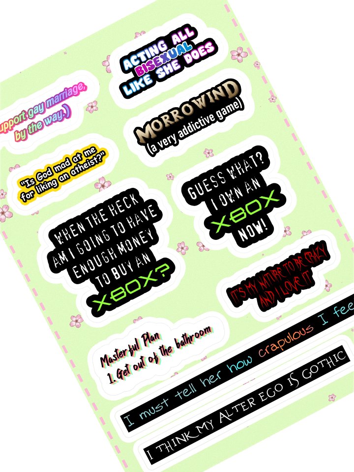 Dear Diary, 2005 Sticker Sheet product image (2)