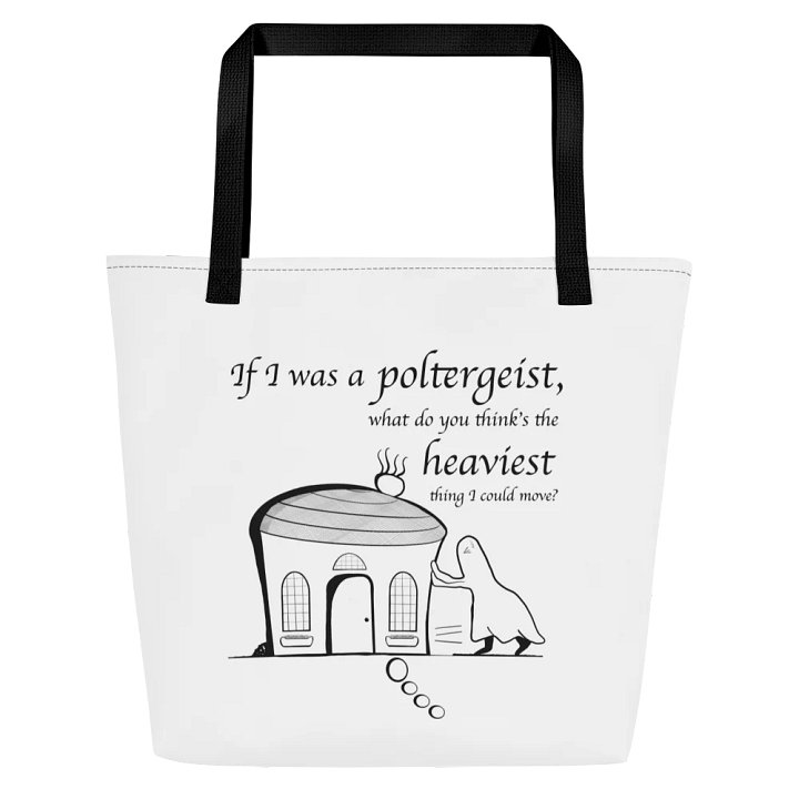 Poltergeist Tote - Questions To Ask Your Boyfriend When He's Busy And/Or Tired product image (1)