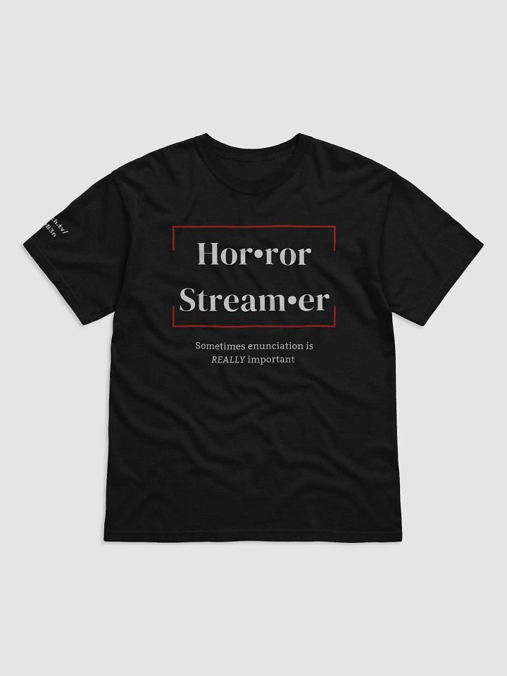 Horror Streamer Shirt with Red product image (1)