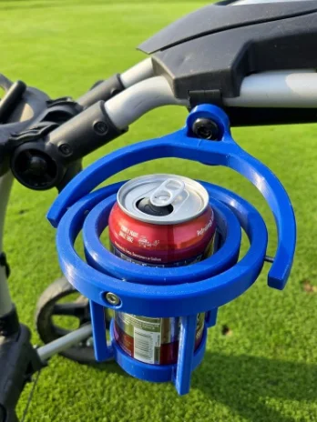 No Spill Cup Holder | Disc Golf Push Cart | Rovic product image (5)