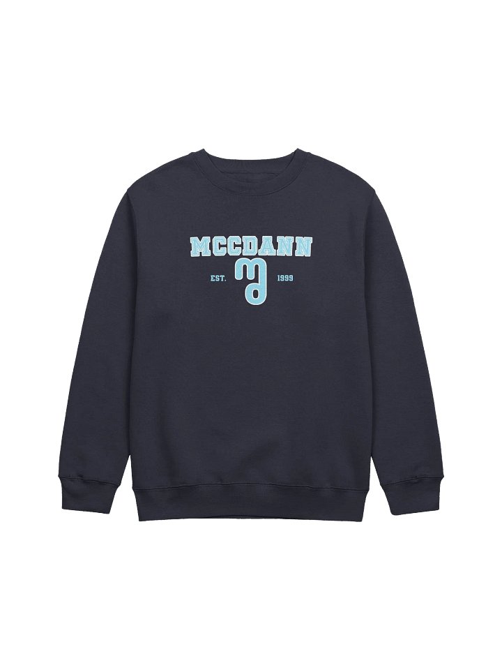 MccDann Collegiate Womens Crewneck Sweatshirt product image (1)