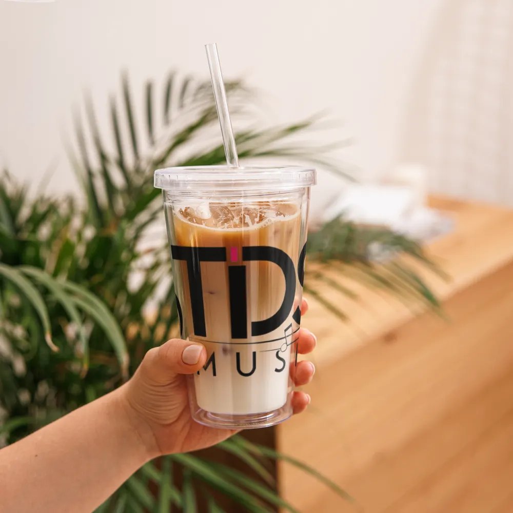 TDS Music 16oz Double Wall Insulated Tumbler - Clear, Music Themed Design product image (1)