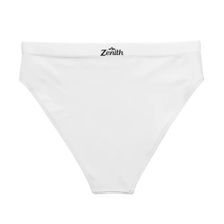 Zenith Eco-Friendly High-Waisted Bikini Bottom - Recycled Polyester, Sizes 2XS-6XL product image (2)