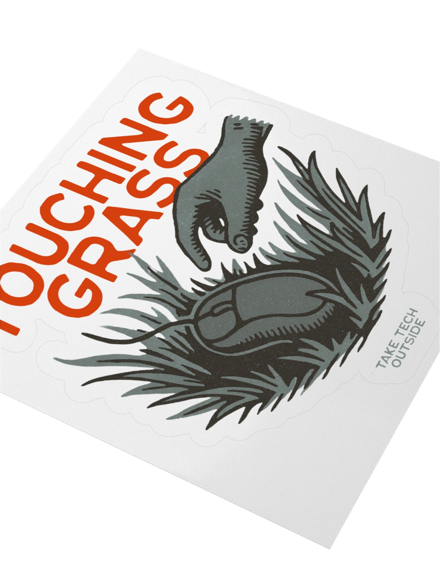 Touch Grass! sticker product image (3)