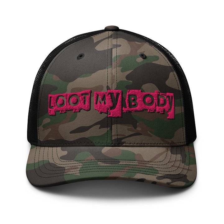 Loot My Body Camo Hat product image (1)