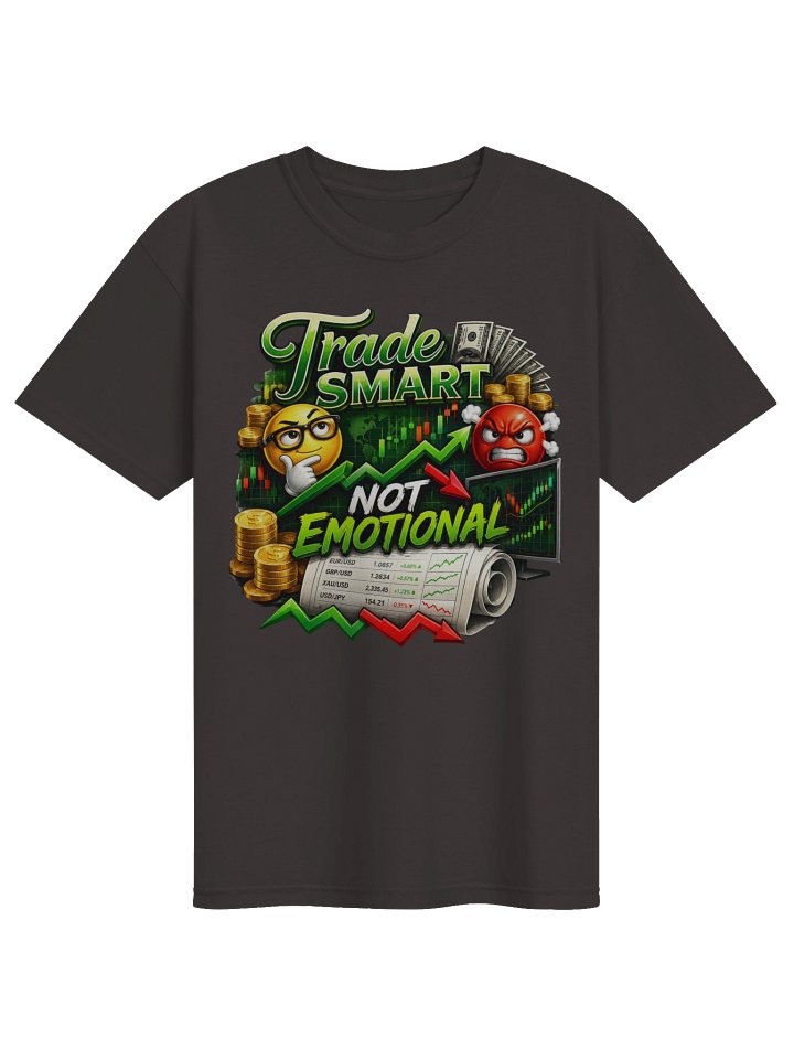 Trade Smart, Not Emotional – Trader Graphic T-Shirt product image (17)
