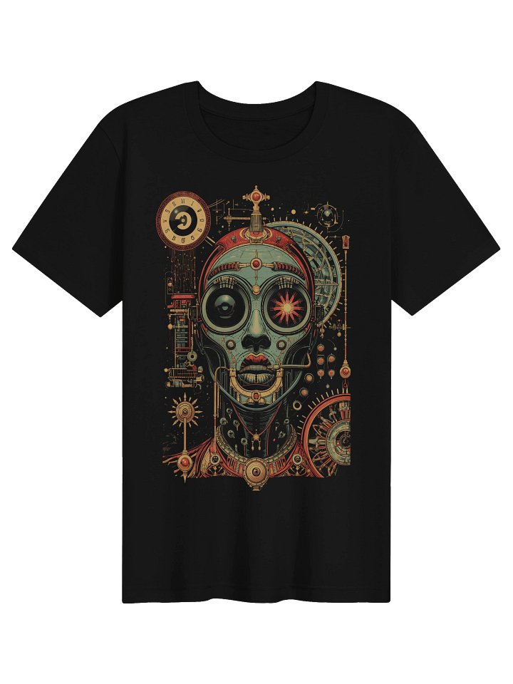 Retro-Futurist Robot Gears Lightweight T-Shirt product image (1)