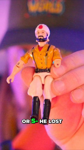 This G.I. Joe has seen some things.

Maybe he got blown up. Maybe he lost his arm during torture. We didn’t need official sto...