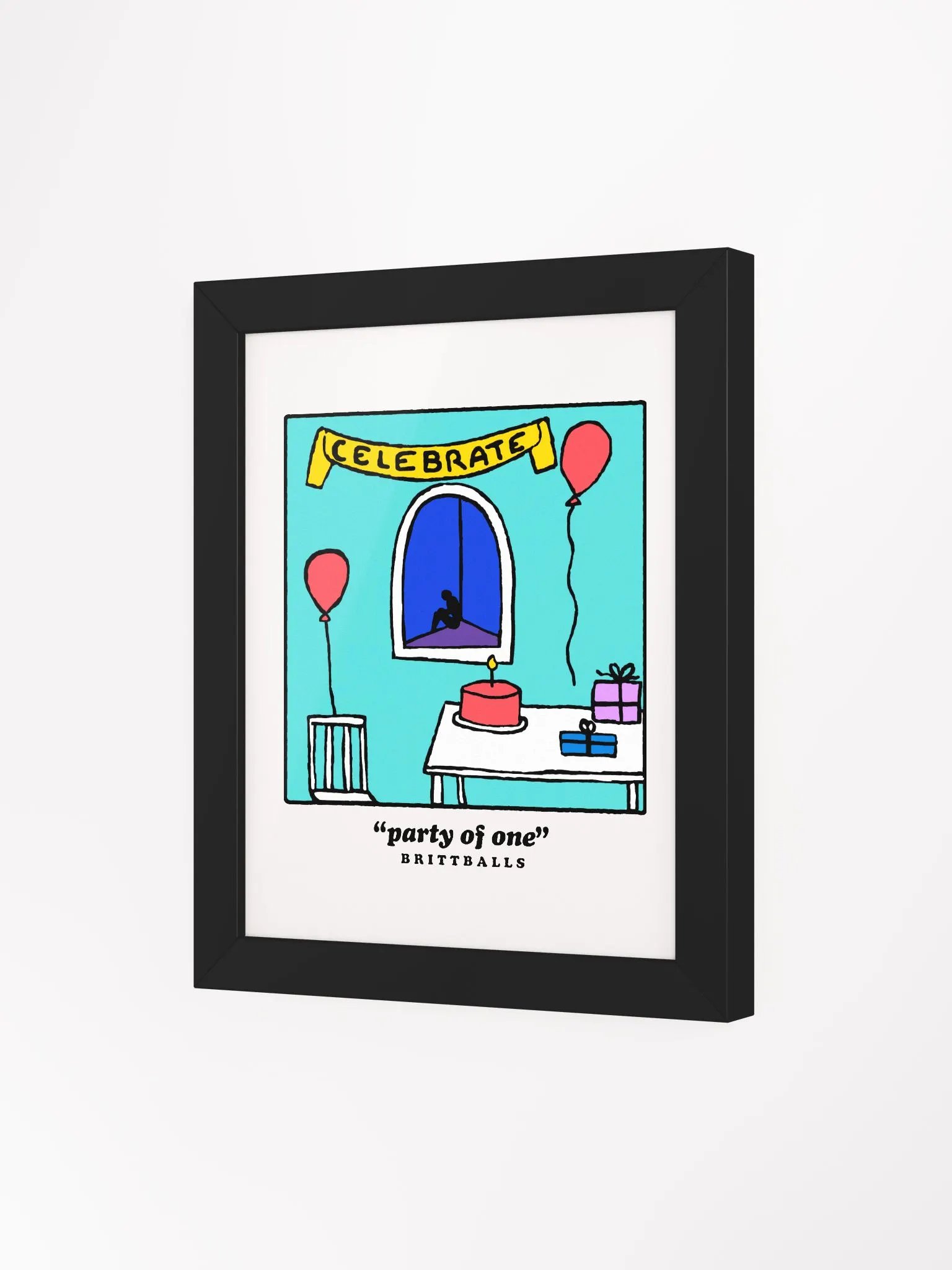party of one - Framed Poster product image (3)