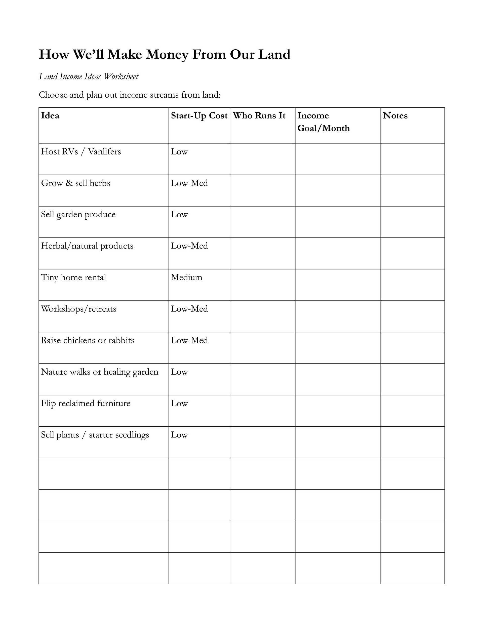 Building Generational Wealth and Legacy From Scratch Workbook product image (5)
