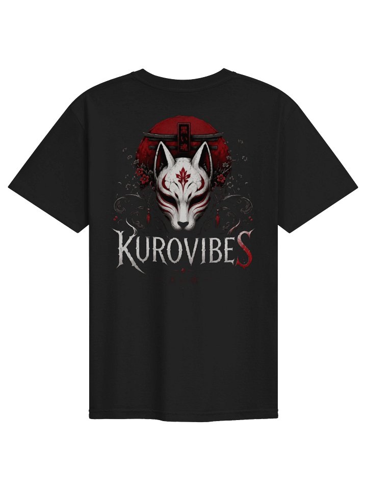 Kitsune Spirit – Japanese Kitsune Mask Oversized Graphic T-Shirt | Dark Streetwear product image (1)