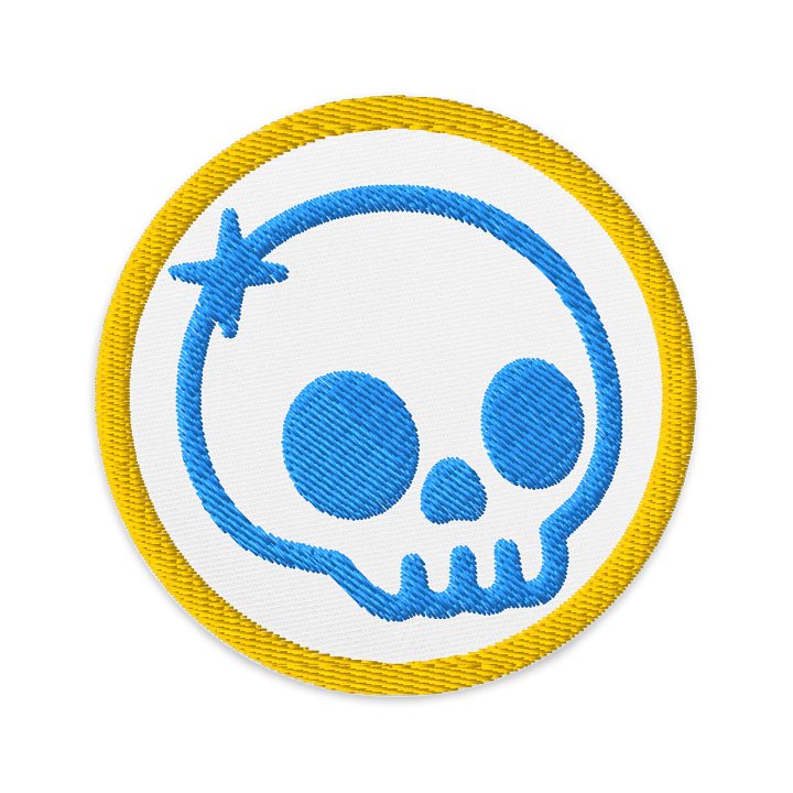 Skullark Embroidered Patch product image (1)