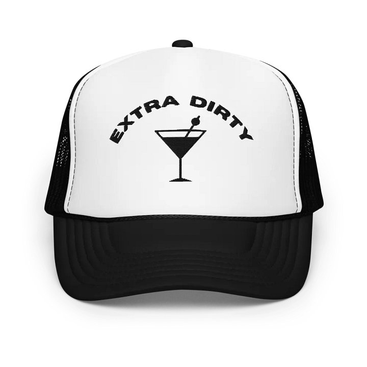 Extra Dirty - Black on Black Trucker product image (1)