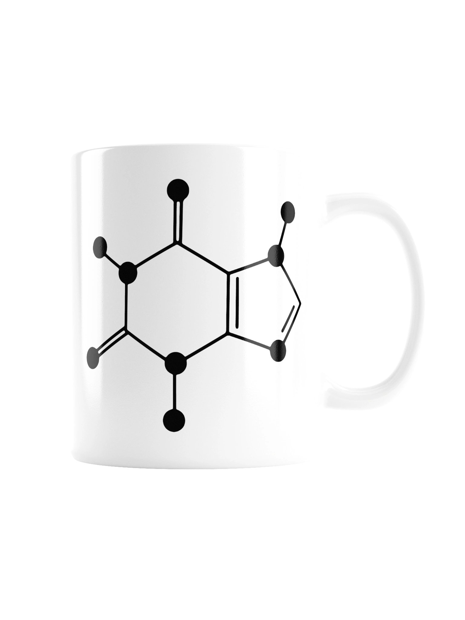 Minimal Blackout Glossy Mug product image (9)