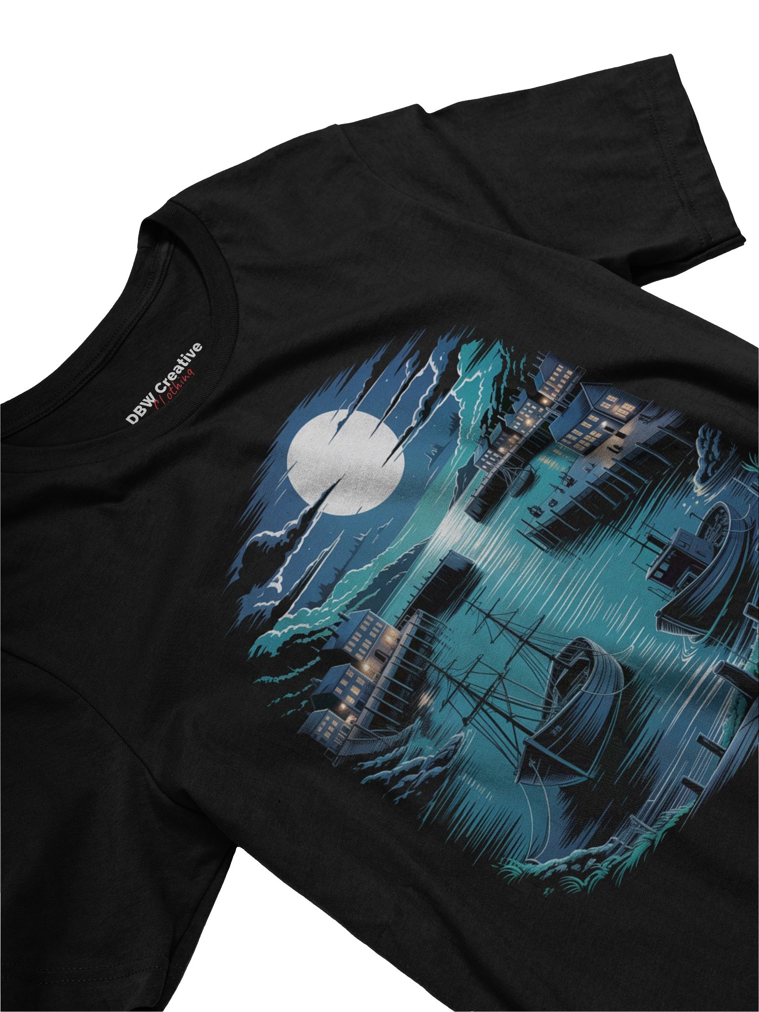 Moonlight Harbour T-Shirt product image (3)