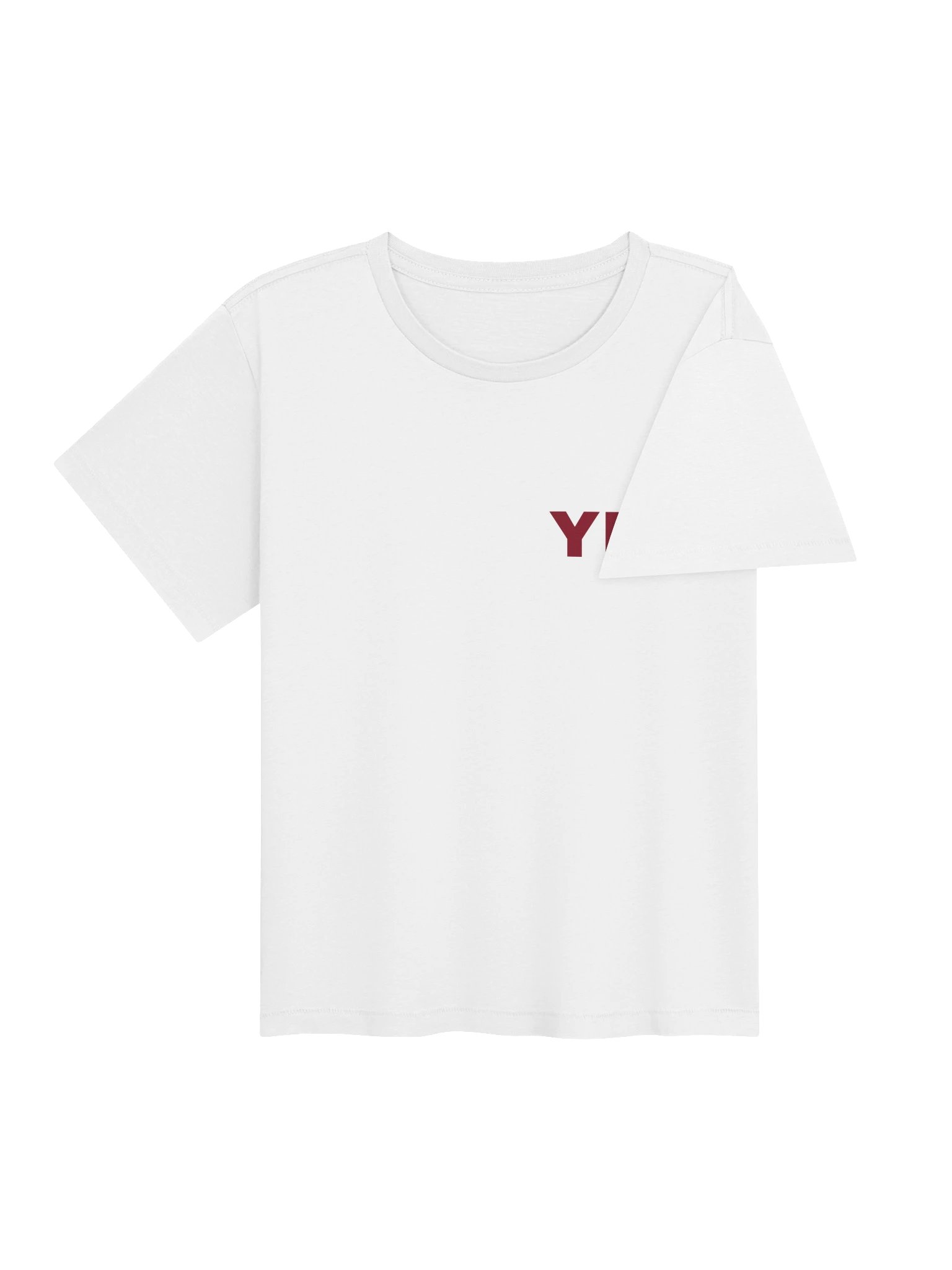 No ShopCo Cotton Heritage Women's High-Waisted Burgundy Yet Tee product image (22)