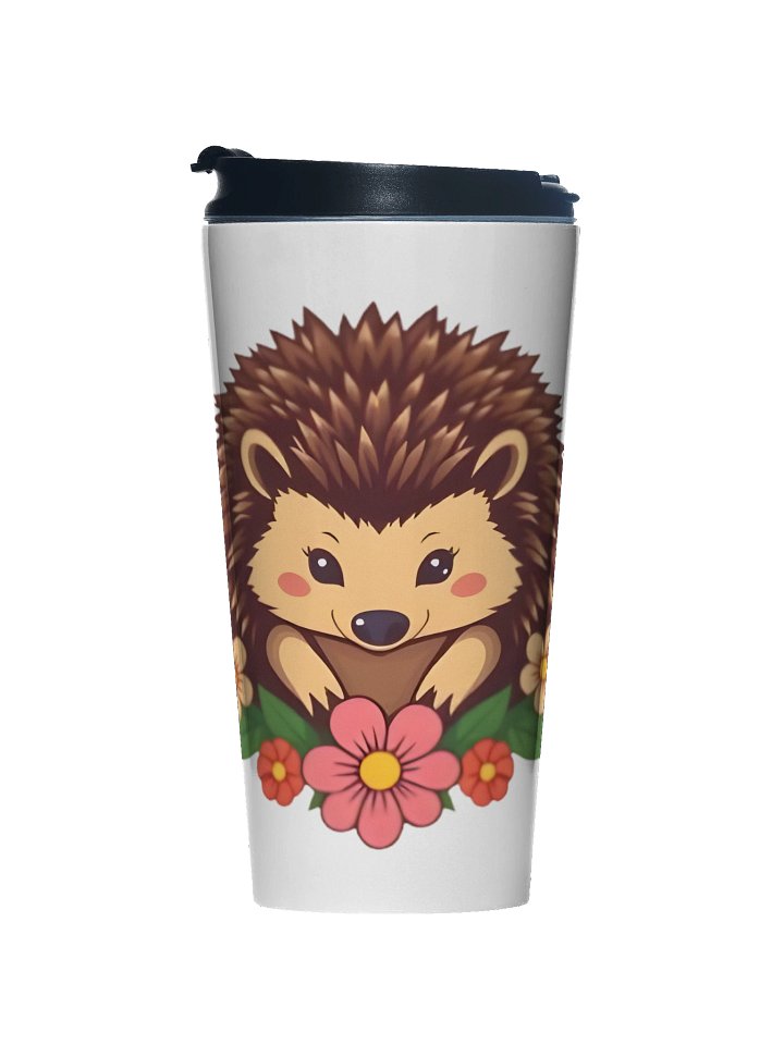 Floral Hedgehog Travel Mug product image (1)