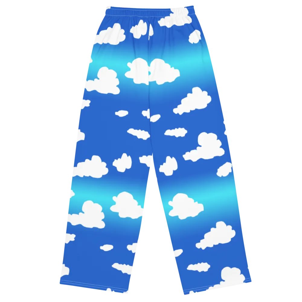 Clouds Pattern Wideleg Pants product image (1)