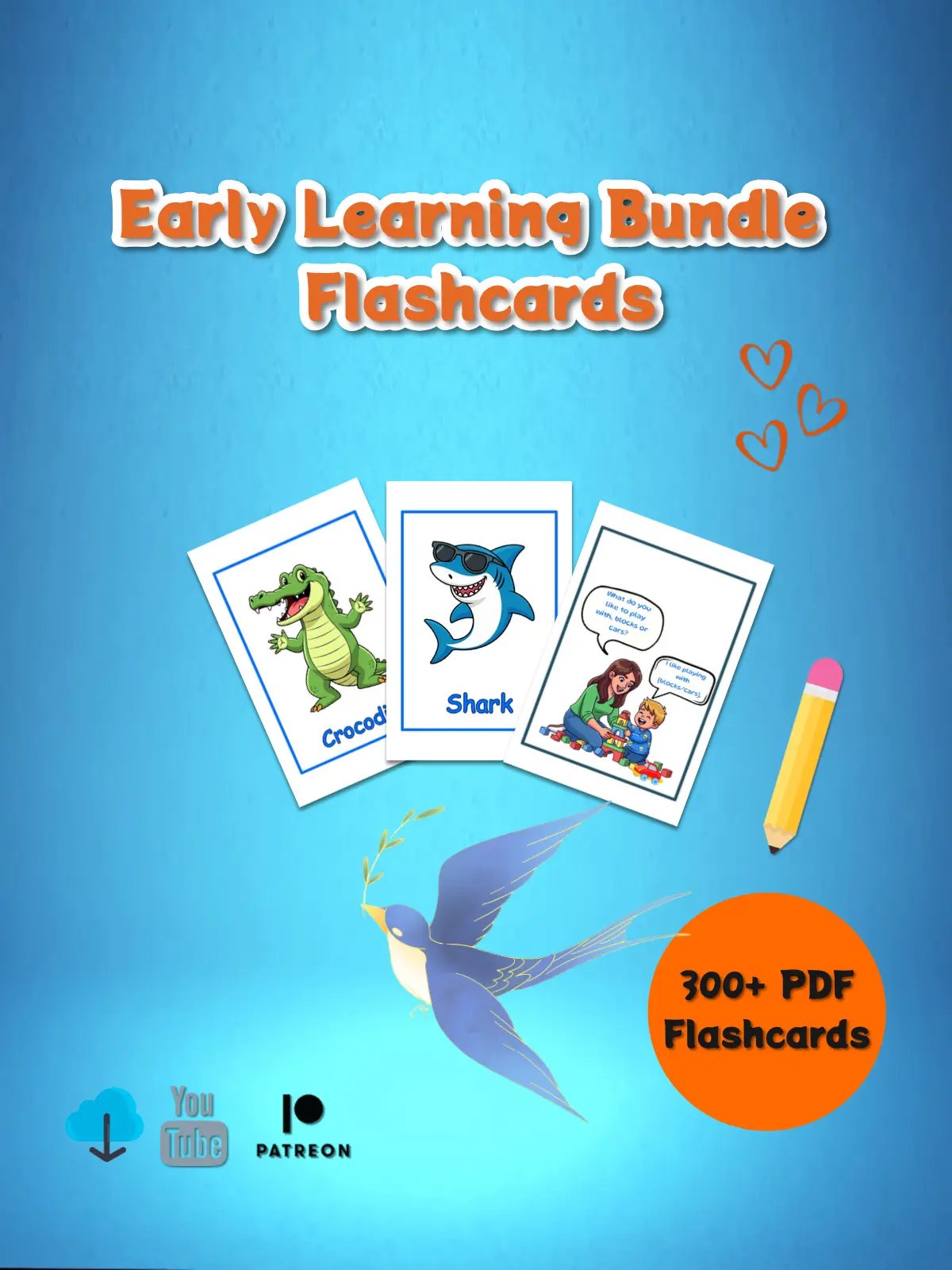 Printable Flashcards: Early Learning Bundle product image (1)