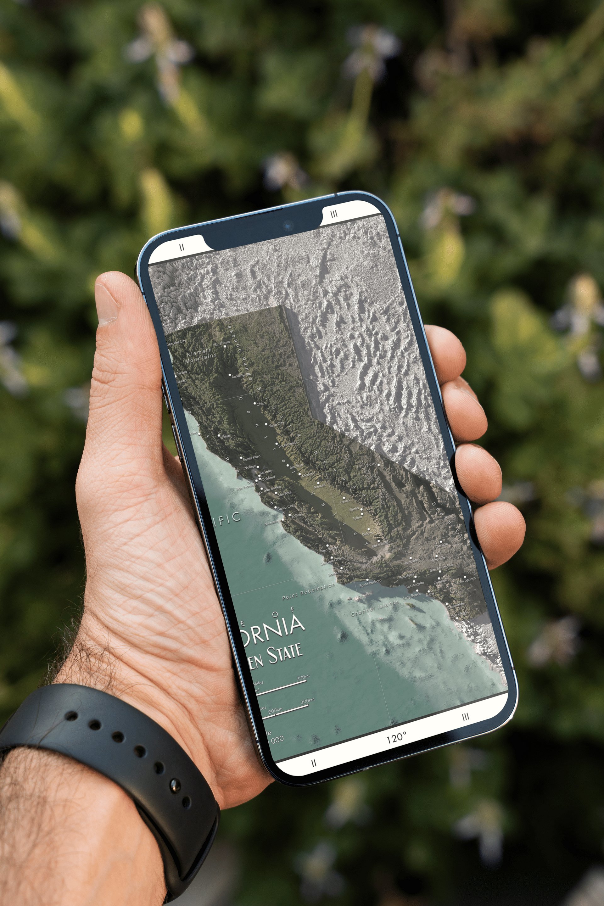 The State of California - Digital High Resolution Map product image (3)
