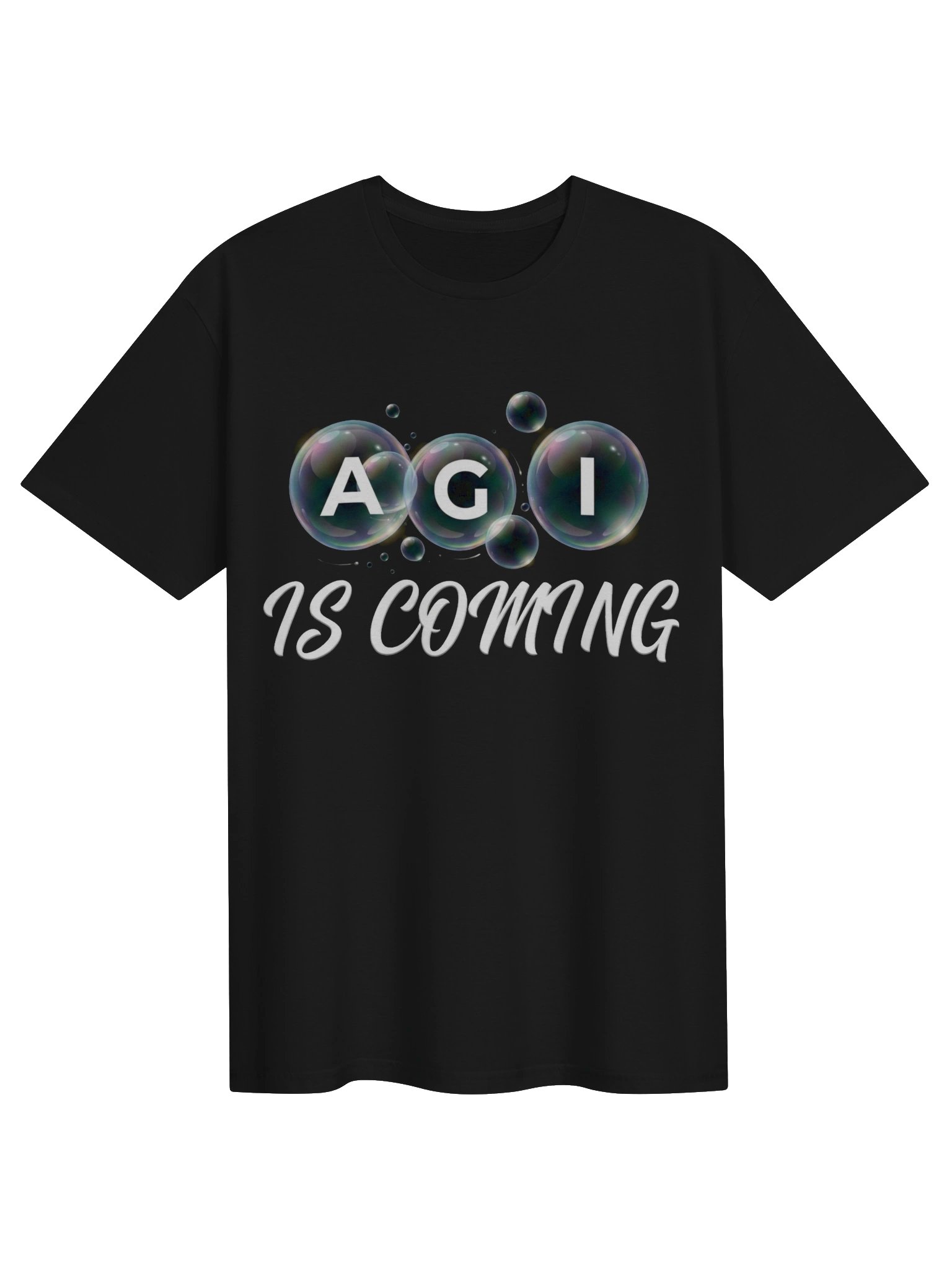 AGI IS COMING | AI Hype, Future Anxiety & Artificial General Intelligence Meme T-Shirt product image (2)