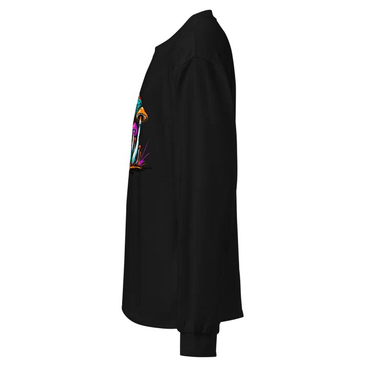 [Groovy Shrooms] Unisex Premium Heavyweight Long Sleeve Shirt product image (2)
