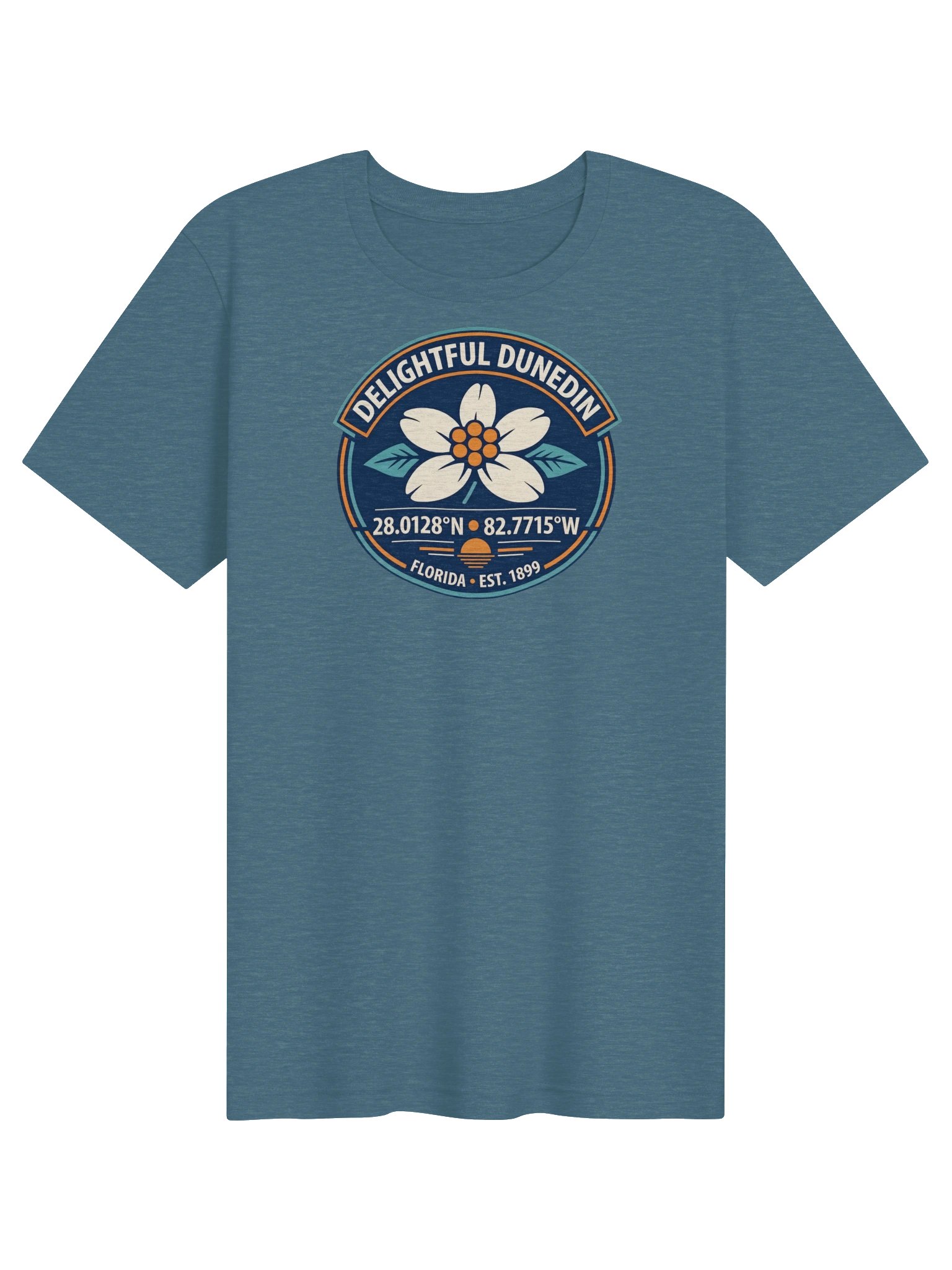 Delightful Dunedin Heritage Badge Tee product image (1)