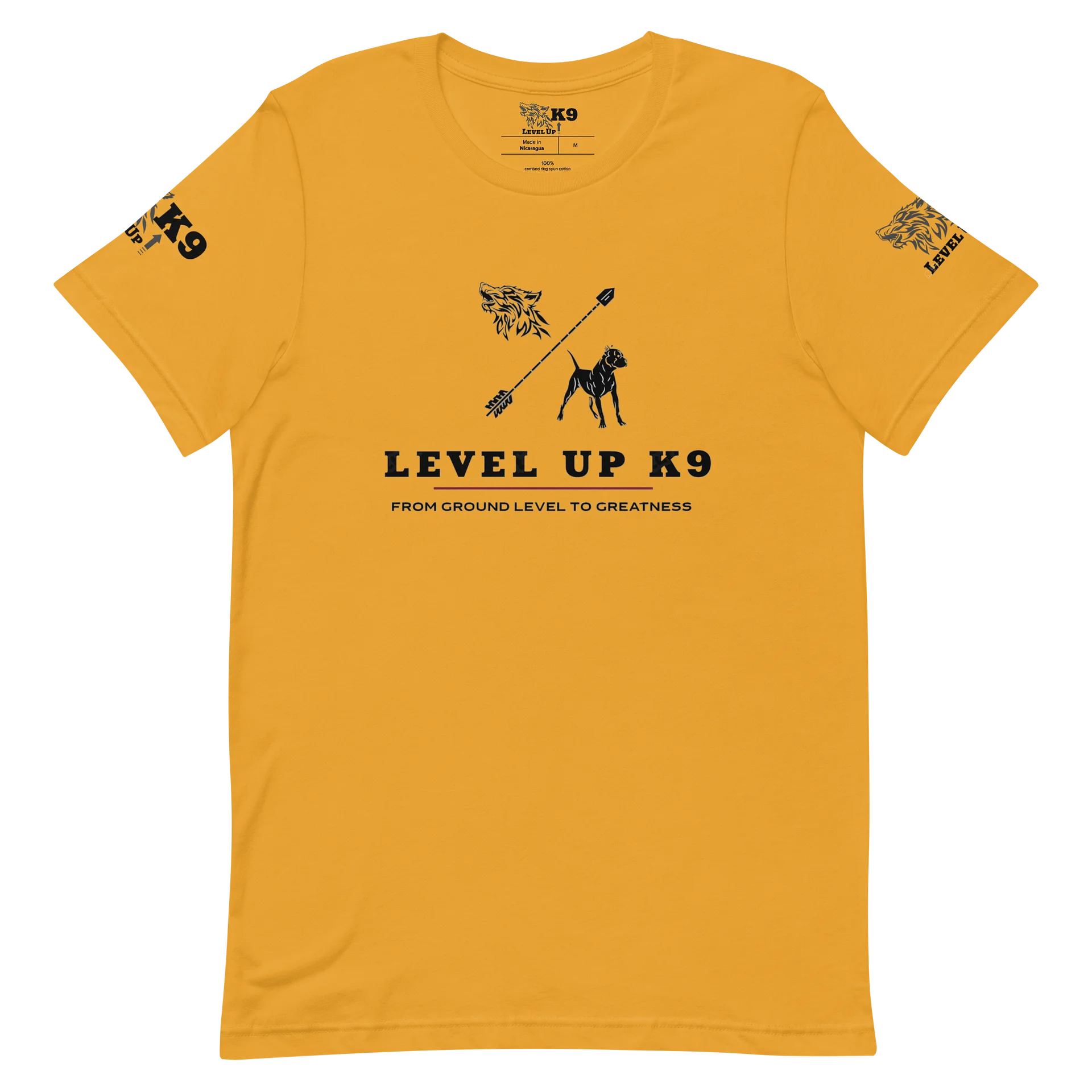LEVEL-UP K9 Logo Tee — Lightweight soft fit product image (2)