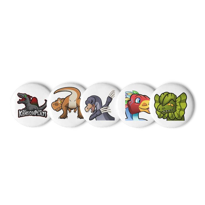 Dino-mite Dinosaur Pin Set #1 product image (1)