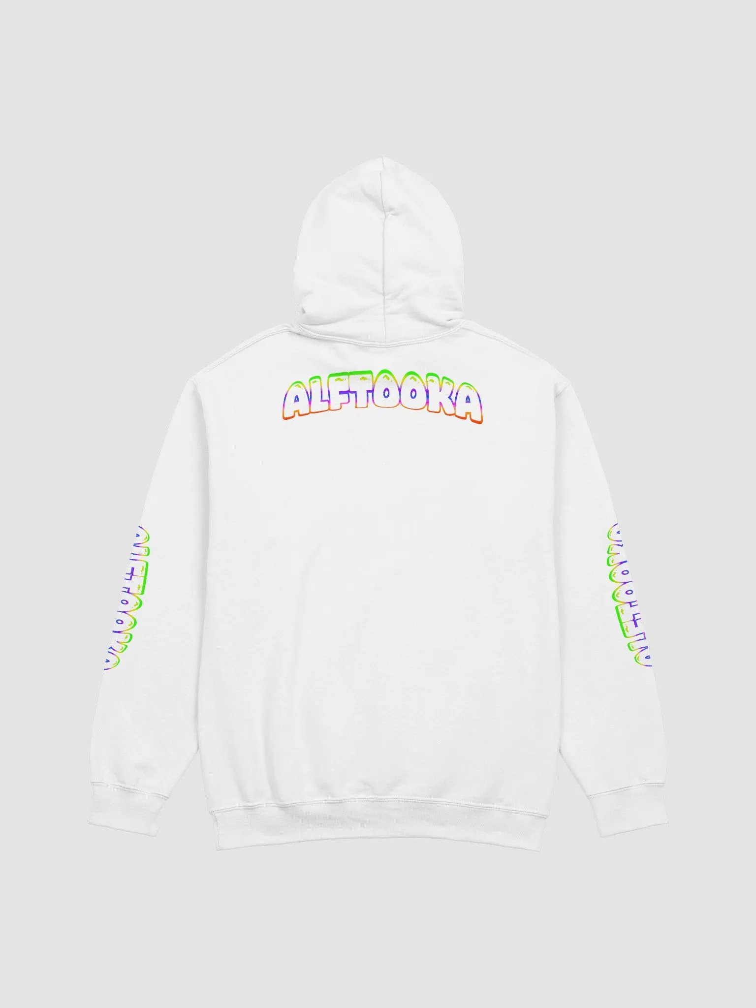 Rainbow Text Hoodie (Printed) product image (4)
